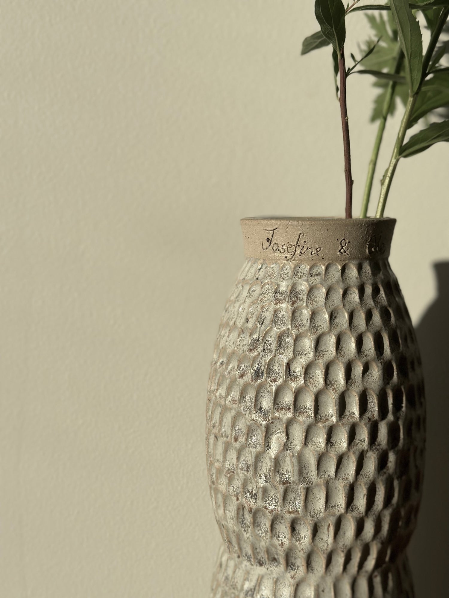 Personal wedding gift vase